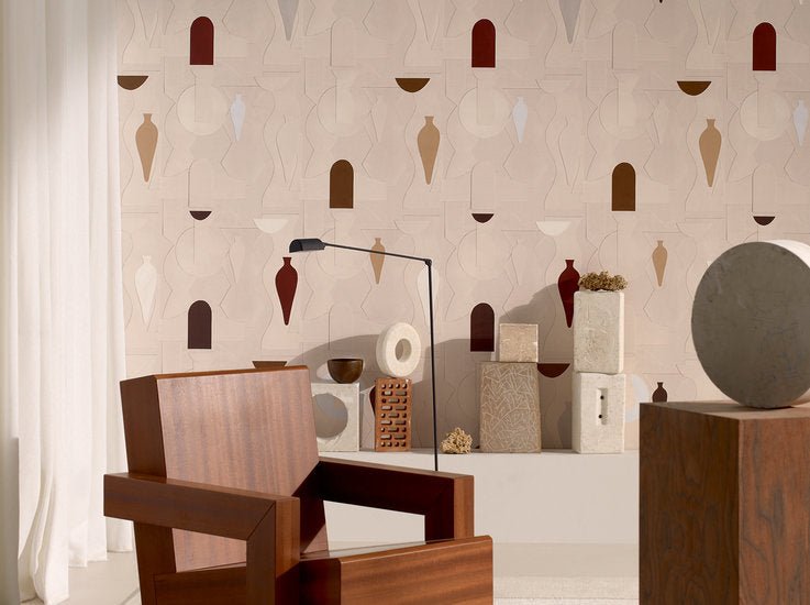 Asteré Terrazzo de Papier Behang AST_NT_024_01 - LAB COLOUR THE WORLD