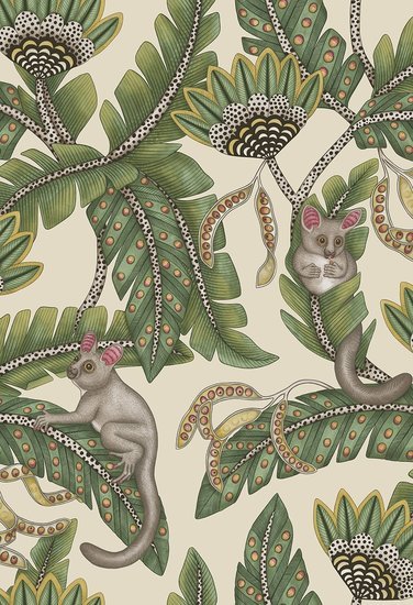 Cole & Son Bush Baby Behang 119/7035 - LAB COLOUR THE WORLD