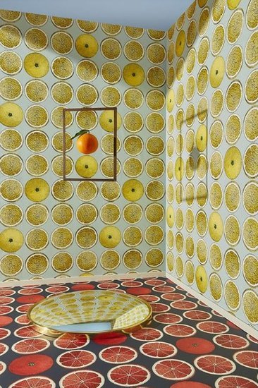Cole & Son Fornasetti Selection Arance behang 114/24047 - LAB COLOUR THE WORLD