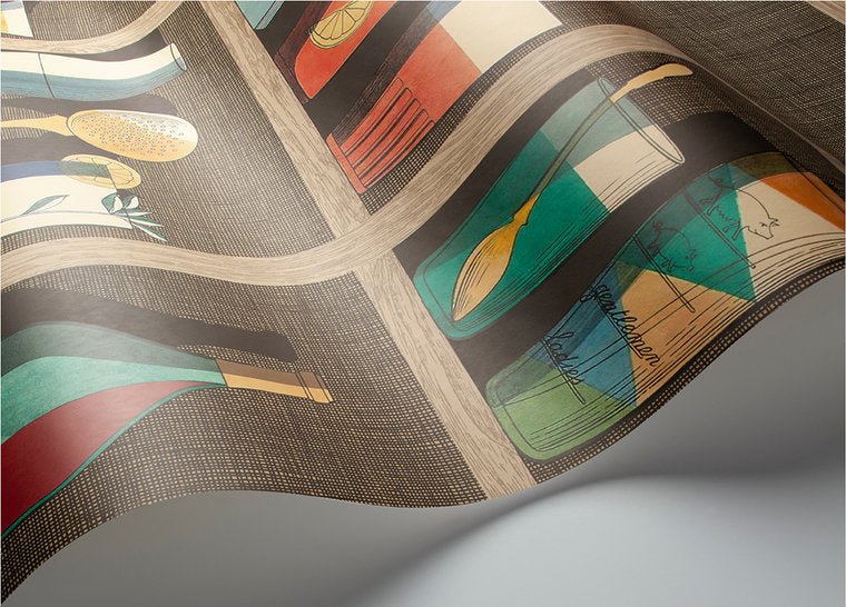 Cole & Son Fornasetti Selection Cocktails behang 114/23043 - LAB COLOUR THE WORLD