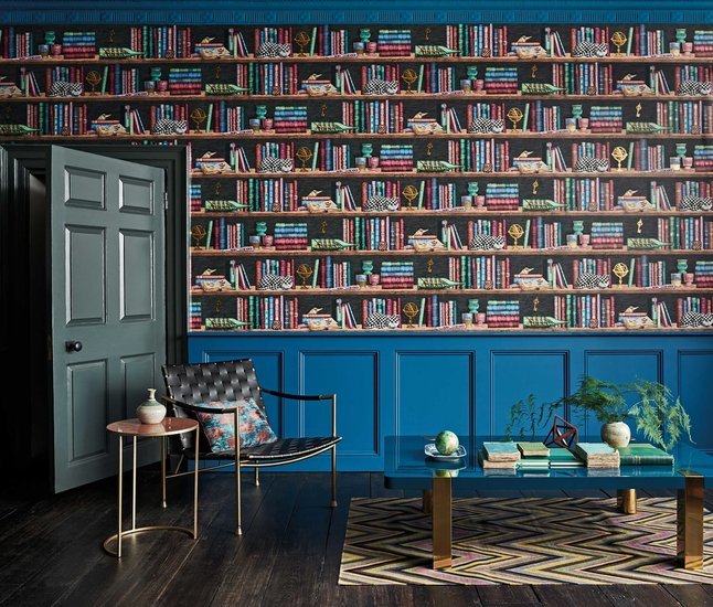Cole & Son Fornasetti Selection Libreria behang 114/13025 - LAB COLOUR THE WORLD