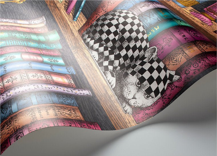 Cole & Son Fornasetti Selection Libreria behang 114/13025 - LAB COLOUR THE WORLD