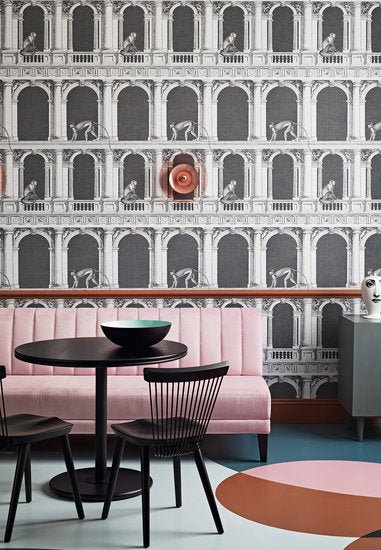 Cole & Son Fornasetti Selection Procuratie e Scimmie behang 114/21041 - LAB COLOUR THE WORLD