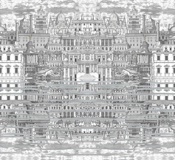 Cole & Son Fornasetti Selection Riflesso behang 114/20040 - LAB COLOUR THE WORLD