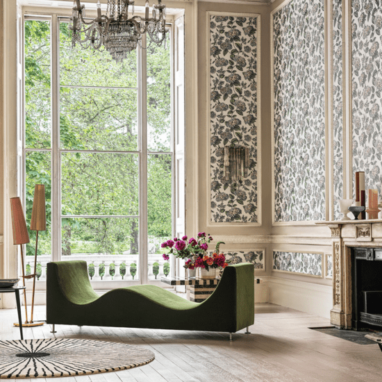 Cole & Son Fornasetti Senza Tempo II Ramo di Ortensia behang 123/8039 - LAB COLOUR THE WORLD