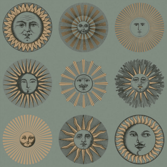 Cole & Son Fornasetti Senza Tempo II Soli behang 123/1003 - LAB COLOUR THE WORLD
