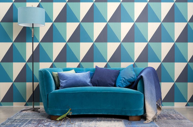 Cole & Son Geometric II Apex Grand behang 105/10041 - LAB COLOUR THE WORLD