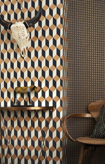Cole & Son Geometric II Delano behang 105/7032 - LAB COLOUR THE WORLD