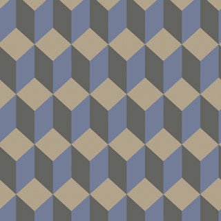 Cole & Son Geometric II Delano behang 105/7034 - LAB COLOUR THE WORLD