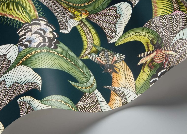 Cole & Son Hoopoe Leaves Behang 119/1007 - LAB COLOUR THE WORLD