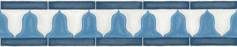 Cole & Son Martyn Lawrence Bullard Zellige Border behang 113/12036 - LAB COLOUR THE WORLD