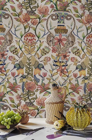 Cole & Son Protea Garden Behang Silk 119/10045 - LAB COLOUR THE WORLD
