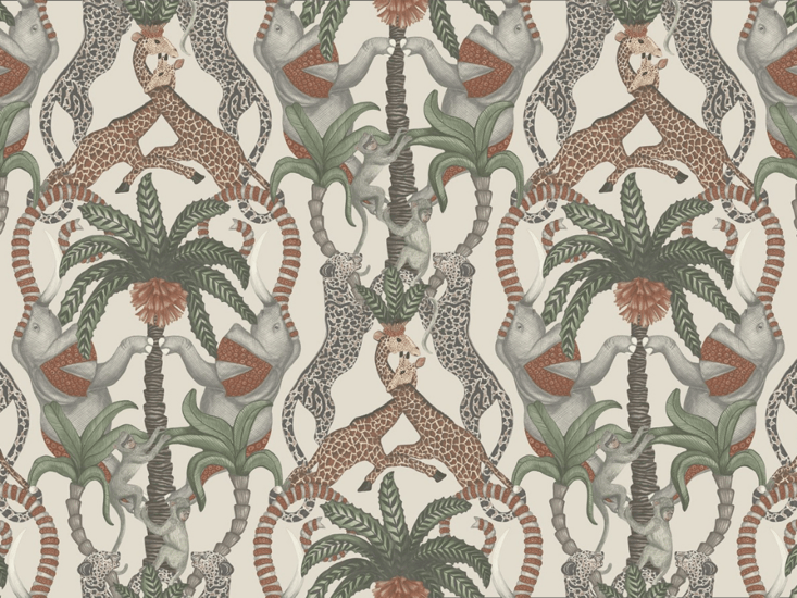 Cole & Son Safari Totem Behang 119/2011 - LAB COLOUR THE WORLD