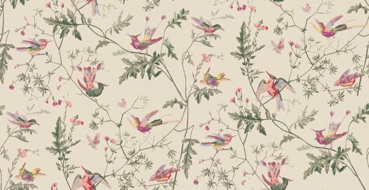 Cole & Son Selection of Hummingbirds Hummingbirds behang 100/14071 - LAB COLOUR THE WORLD