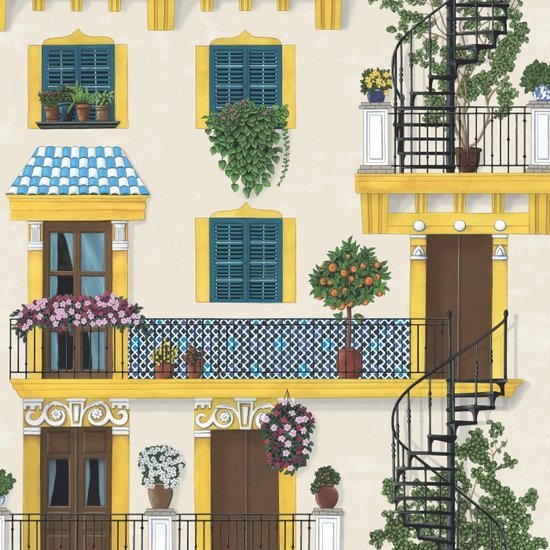Cole & Son Seville Alfaro behang 117/4010 - LAB COLOUR THE WORLD