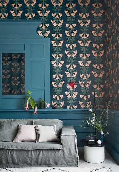 Cole & Son Seville Angel's Trumpet behang 117/3009 - LAB COLOUR THE WORLD