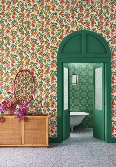 Cole & Son Seville Bougainvillea behang 117/6019 - LAB COLOUR THE WORLD