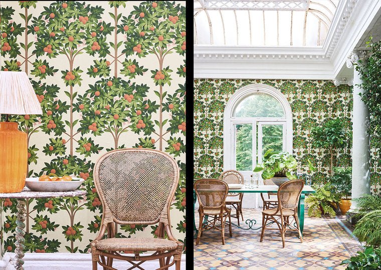 Cole & Son Seville Orange Blossom behang 117/1001 - LAB COLOUR THE WORLD