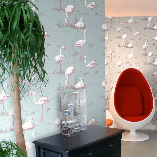 Cole & Son The Contemporary Selection Flamingos behang 112/11038 - LAB COLOUR THE WORLD
