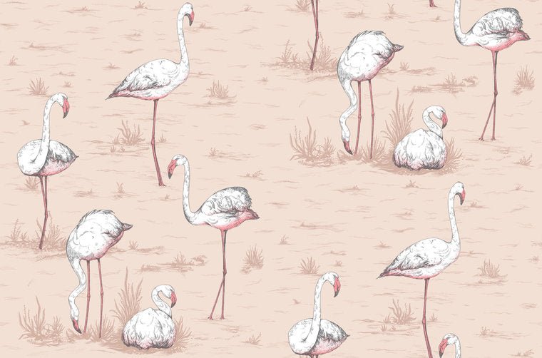 Cole & Son The Contemporary Selection Flamingos behang 112/11039 - LAB COLOUR THE WORLD