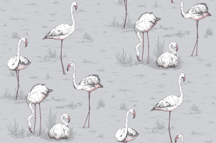 Cole & Son The Contemporary Selection Flamingos behang 112/11040 - LAB COLOUR THE WORLD