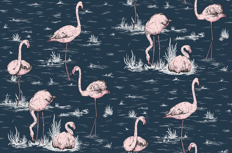 Cole & Son The Contemporary Selection Flamingos behang 112/11041 - LAB COLOUR THE WORLD