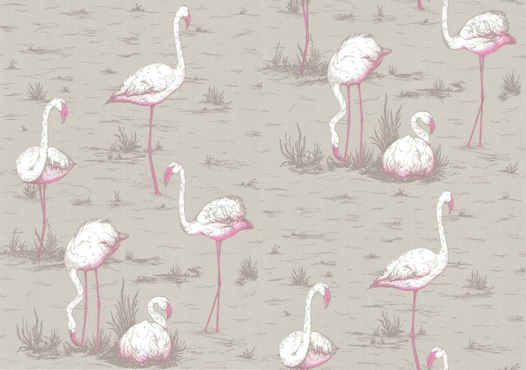 Cole & Son The Contemporary Selection Flamingos behang 66/6042 - LAB COLOUR THE WORLD