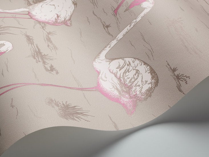 Cole & Son The Contemporary Selection Flamingos behang 66/6042 - LAB COLOUR THE WORLD