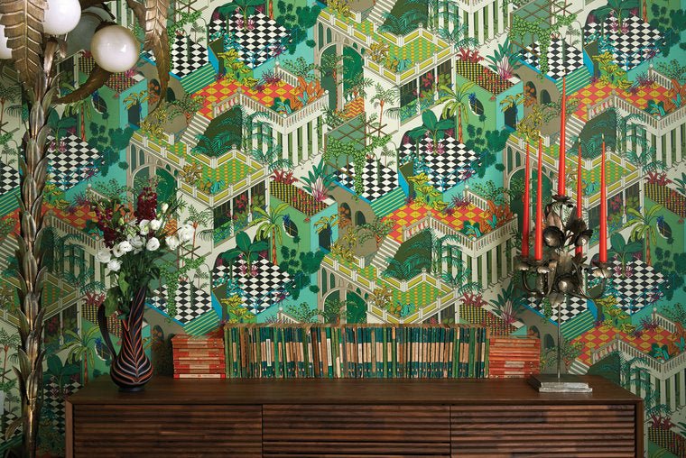 Cole & Son The Contemporary Selection Miami behang 105/4017 - LAB COLOUR THE WORLD