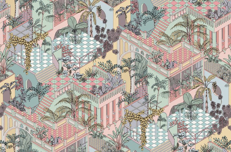 Cole & Son The Contemporary Selection Miami behang 112/6023 - LAB COLOUR THE WORLD