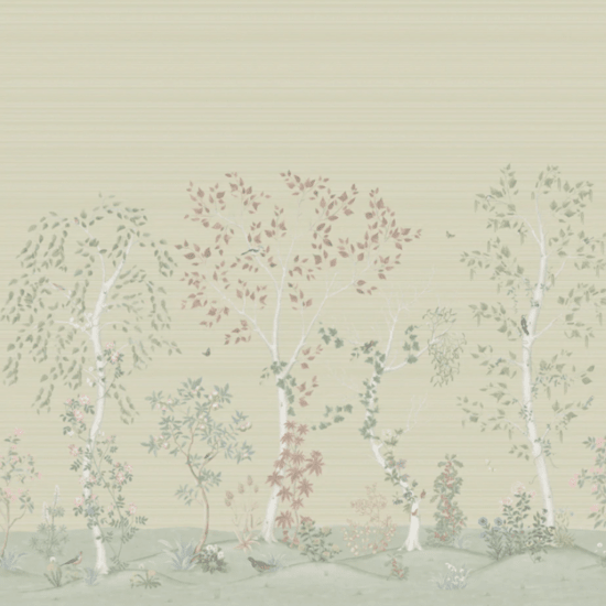 Cole & Son The Gardens Seasonal Woods behang 120/6019G - LAB COLOUR THE WORLD
