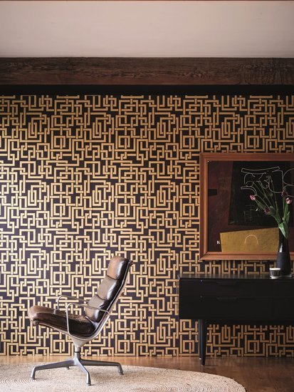 Farrow and Ball Enigma Metallic Behang BP5509 - LAB COLOUR THE WORLD