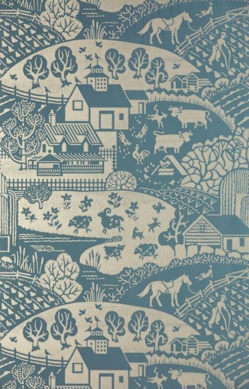 Farrow and Ball Gable Metallic Behang BP5408 - LAB COLOUR THE WORLD