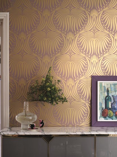 Farrow and Ball Lotus Metallic Behang BP2070 - LAB COLOUR THE WORLD