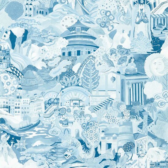 Harlequin Journey of Discovery Behang 112919 - LAB COLOUR THE WORLD
