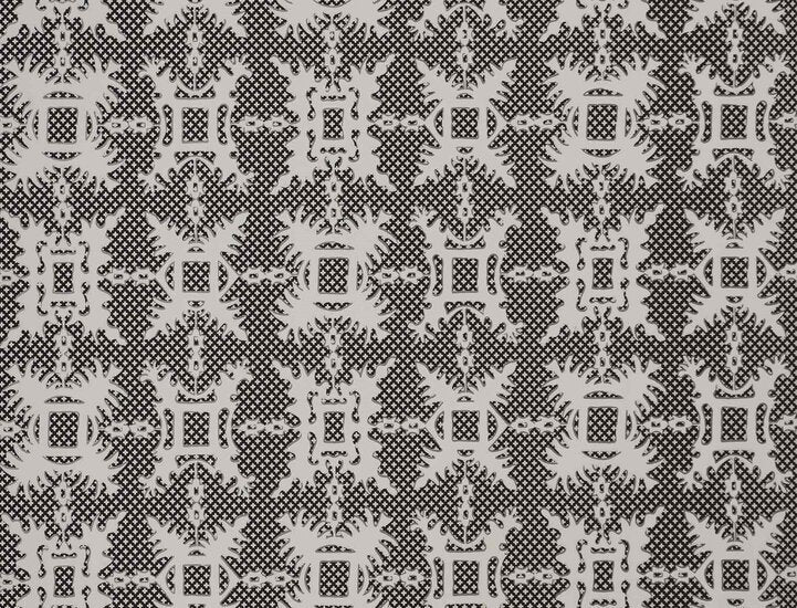 Jim Thompson Snowflake Behang Onyx JT021068005 - LAB COLOUR THE WORLD