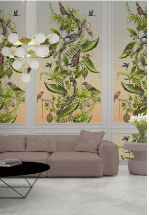 Kit Miles Botanica Behang W-EBO-GLI-TMI-A - LAB COLOUR THE WORLD