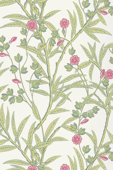 Little Greene Bamboo Floral Behang 0267BAMISCH - LAB COLOUR THE WORLD