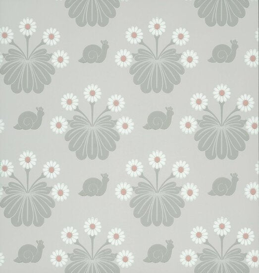 Little Greene Burges Snail Behang 0260BUSILVE - LAB COLOUR THE WORLD
