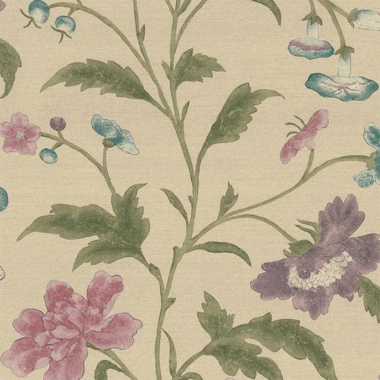 Little Greene China Rose Behang 0247CHSAGEZ - LAB COLOUR THE WORLD