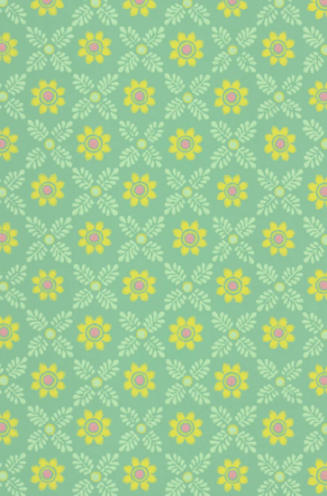 Little Greene Ditsy Block Behang 0267DIGREEN - LAB COLOUR THE WORLD