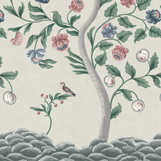 Little Greene Mandalay Behangpaneel 0260MDARBOU - LAB COLOUR THE WORLD