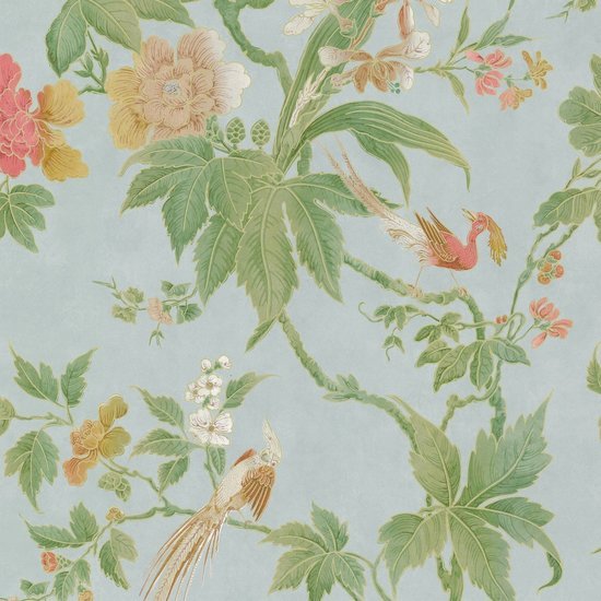 Little Greene Paradise Behang 0247PABLUEZ - LAB COLOUR THE WORLD