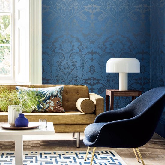 Little Greene St James's Park Behang 0256SJCOBAL - LAB COLOUR THE WORLD