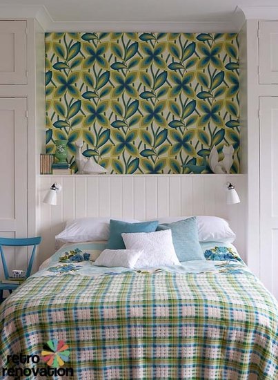 Little Greene Starflower Behang 0280STPEACO - LAB COLOUR THE WORLD