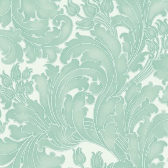 Little Greene Tulip Behang 0260TUAQUAZ - LAB COLOUR THE WORLD