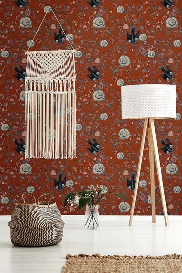 Mind The Gap Black Bird Behang WP20305 - LAB COLOUR THE WORLD