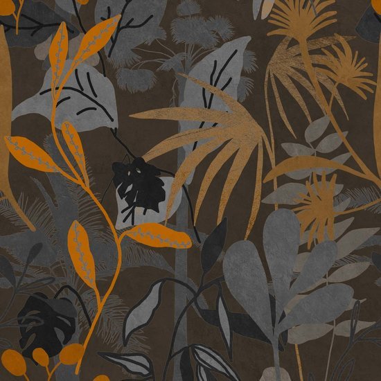 Mind The Gap Caribbean Garden Dark Behang WP20487 - LAB COLOUR THE WORLD