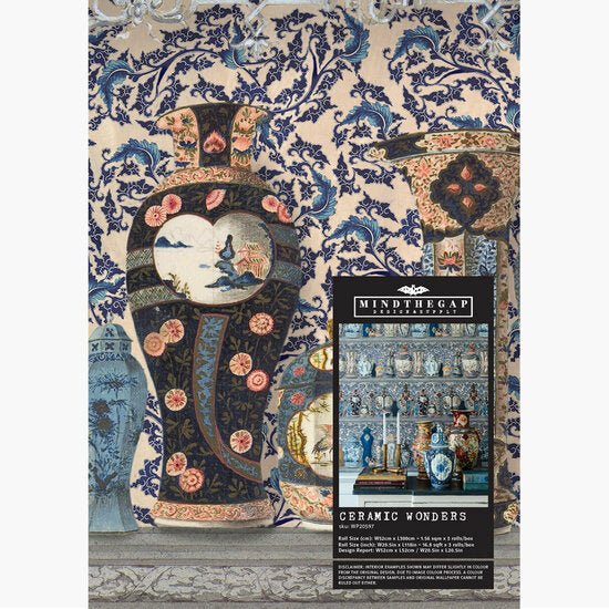 Mind The Gap Ceramic Wonders Behang WP20597 - LAB COLOUR THE WORLD