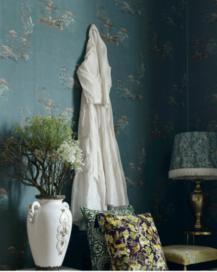 Mind The Gap Chinoiserie Blue Behang WP20437 - LAB COLOUR THE WORLD